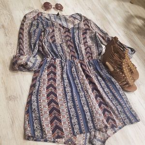 H&M Divided Patterned Romper